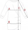 Bewear B298 sukienka dzianinowa z zakładkami bordowa 